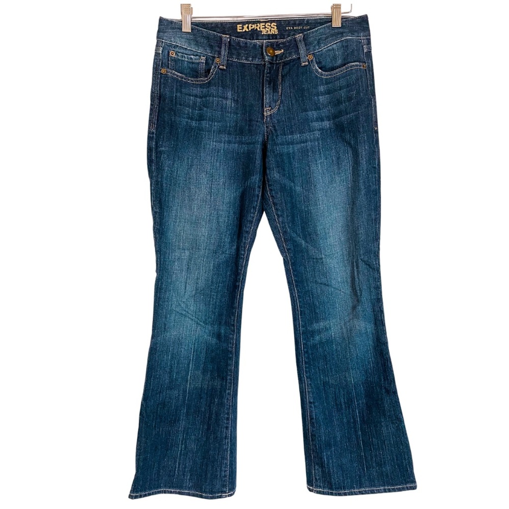 Express Women's Blue Boot Cut Jeans 6S